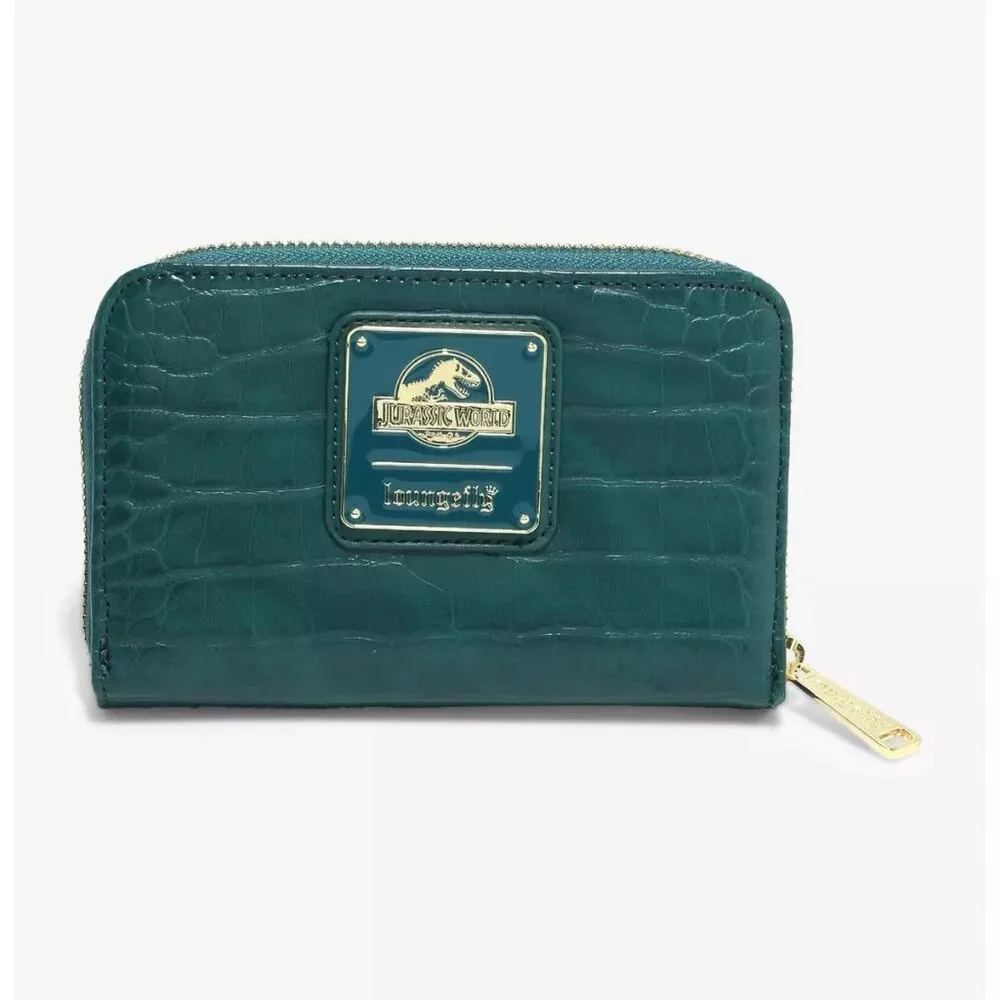 Loungefly Universal Jurassic World Zip Around Wallet NWT - Picture 4 of 5